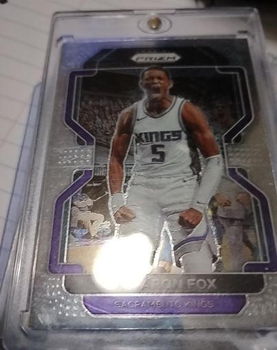 2021-22 Panini Prizm #148 De'Aaron Fox — front