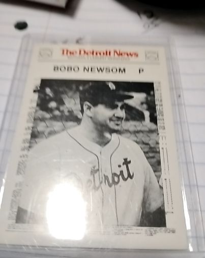 1981 Detroit News #64 Bobo Newsom — front