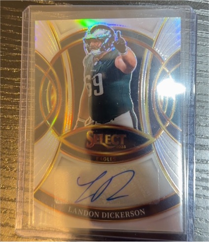 2025 Panini Select Signatures #SIG-LDI Landon Dickerson — front