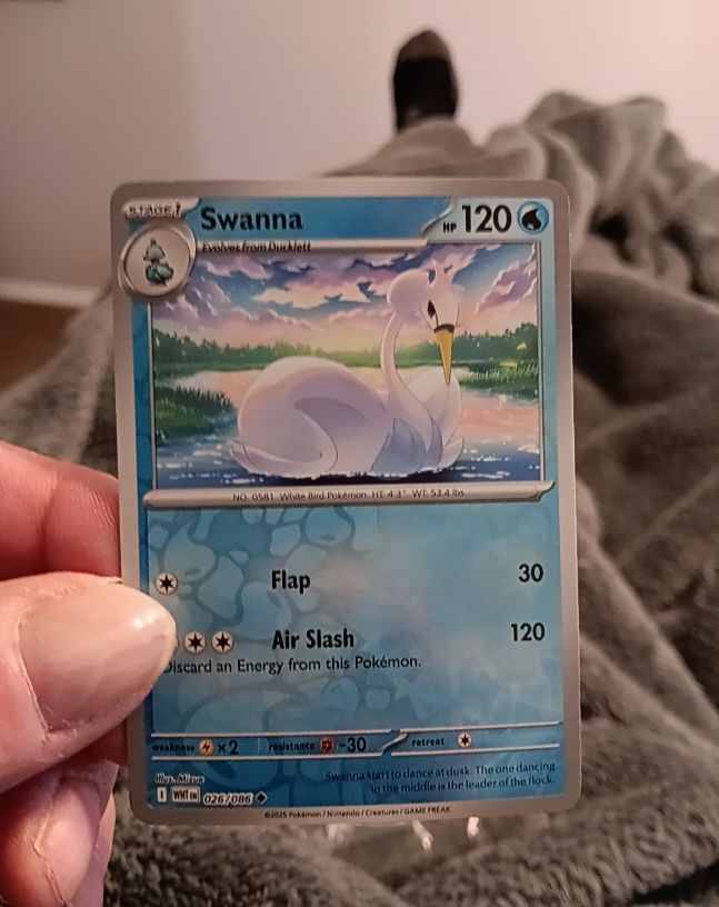 2025 Pokémon #026 Swanna — front