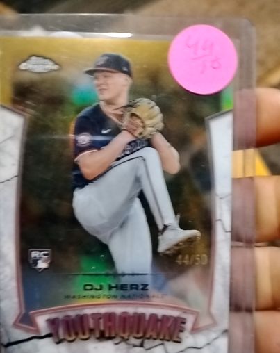 2025 Topps Chrome #YQ-43 DJ Herz — front