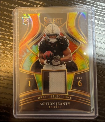 2025 Panini Select Draft Selections #DSM-AJY Ashton Jeanty — front