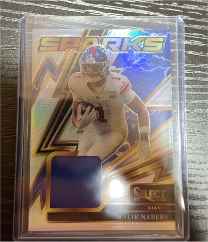 2024 Panini Select Sparks #SPK-MNS Malik Nabers — front