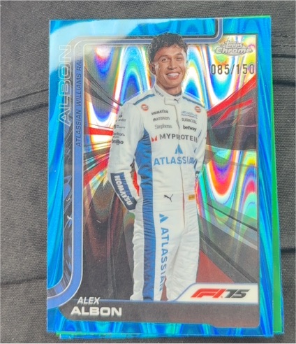 2025 Topps Chrome F1 #17 Alex Albon — front