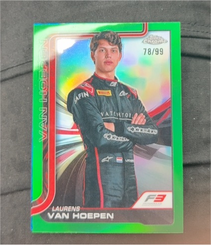 2024 Topps Chrome Formula 1 F3 #65 Laurens Van Hoepen — front