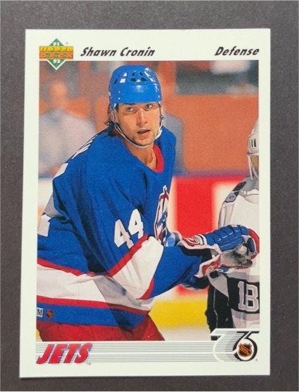 1991-92 Upper Deck #478 Shawn Cronin — front