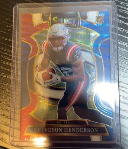 2025 Panini Select #78 TreVeyon Henderson Concourse Rookie — front