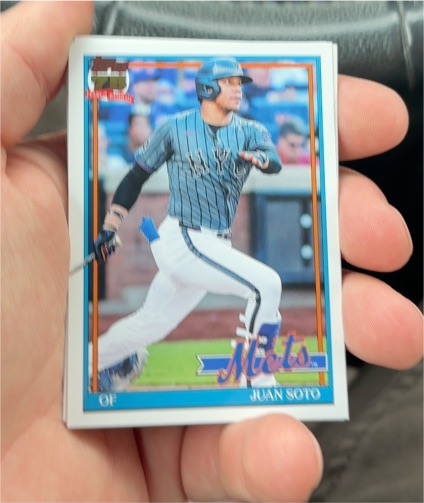 2026 Topps Series 1 1991 Topps #T91-82 Juan Soto — front