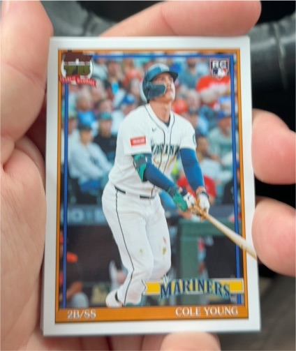 2026 Topps Series 1 1991 Topps #T91-98 Cole Young — front