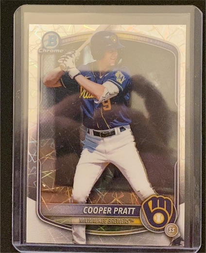 2025 Bowman Chrome Draft #BDC-157 Cooper Pratt — front