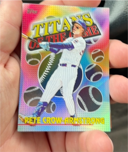 2026 Topps Series 1 #TOG-13 Pete Crow-Armstrong Titans Of The Game — front