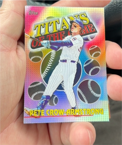 2026 Topps Series 1 #TOG-13 Pete Crow-Armstrong Titans Of The Game — front