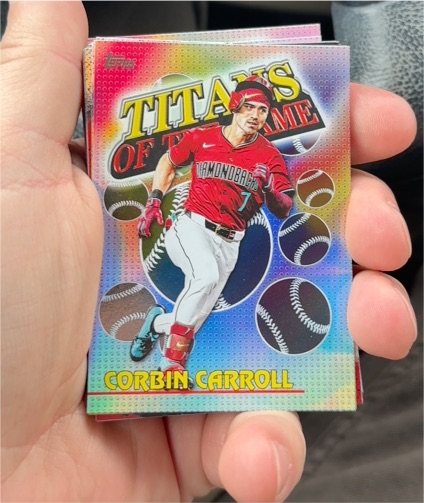 2026 Topps Series 1 Titans of the Game #TOG-6 Corbin Carroll — front
