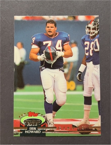 1992 Topps Stadium Club #74 Erik Howard — front