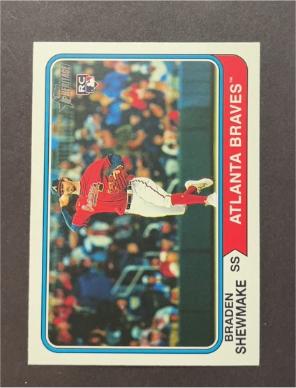 2023 Topps Heritage High Number #630 Braden Shewmake — front