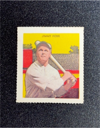 1977 Dover Reprint 1933 Tattoo Orbit Jimmie Foxx Philadelphia Athletics — front