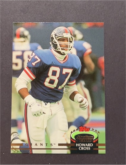 1992 Topps Stadium Club #169 Howard Cross — front