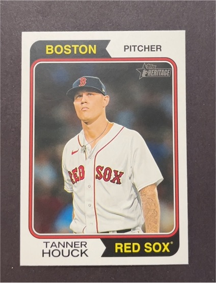 2023 Topps Heritage #593 Tanner Houck — front