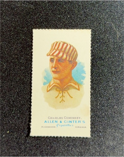 1977 Dover Publications Allen & Ginter Champions Reprint #NNO Charles Comiskey — front