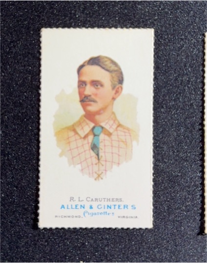1977 Dover Publications Allen & Ginter N28 R. L. Caruthers Reprint — front