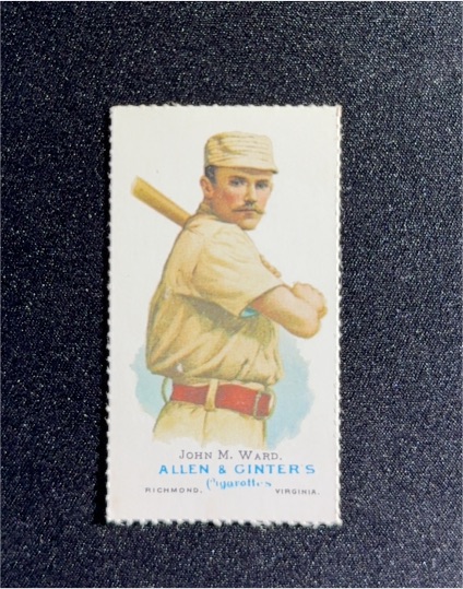 1977 Dover Publications Allen & Ginter Champions Reprint John M. Ward — front