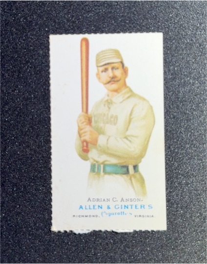 1977 Dover Publications Allen & Ginter Champions Reprint #N28 Adrian C. Anson — front