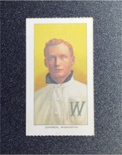 1909-11 American Tobacco T206 #1 Walter Johnson — front