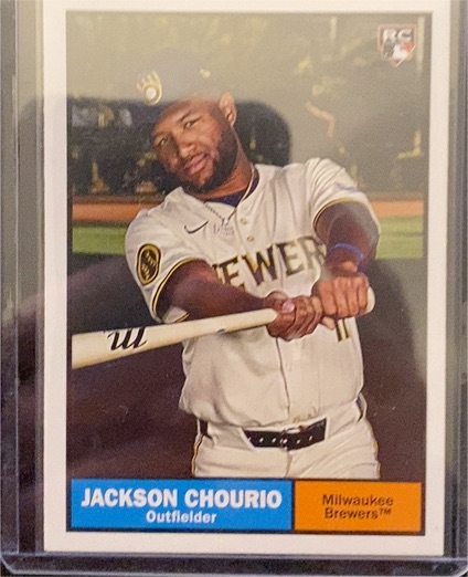 2024 Topps Archives #44 Jackson Chourio RC Milwaukee Brewers — front