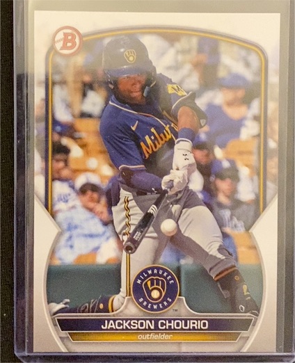 2023 Bowman Draft #BDC-156 Jackson Chourio — front