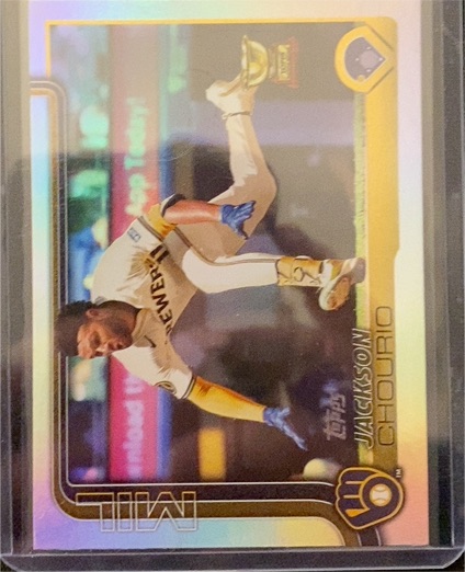 2025 Topps Chrome #262 Jackson Chourio — front