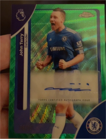 2026 Topps Chrome Premier League John Terry #CA-JT — front