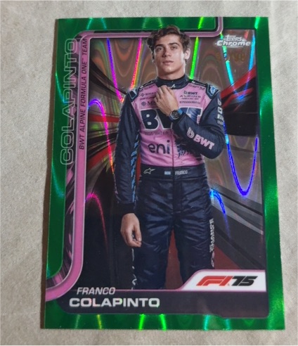 2025 Topps Chrome Formula 1 #15 Franco Colapinto — front