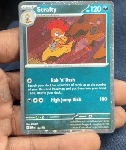 2025 Pokémon TCG SVP #188 Scrafty — front
