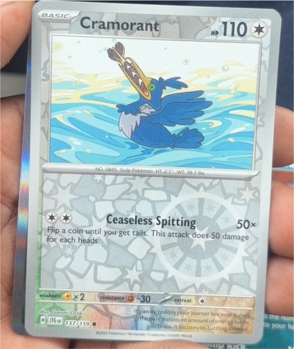 2023 Pokémon SV09: Journey Together #137 Cramorant — front