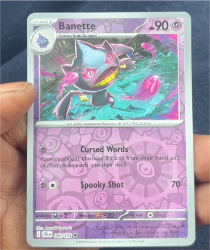 2025 Pokemon SV09: Journey Together #060 Banette — front