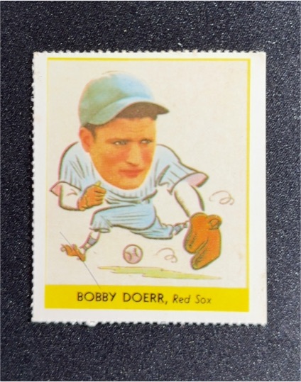 1977 Dover Reprint 1938 Goudey Heads Up #258 Bobby Doerr — front