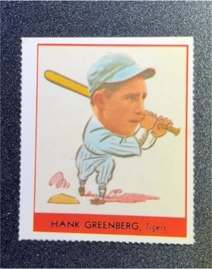 1977 Dover Reprint 1938 Goudey Heads-Up #253 Hank Greenberg Tigers — front
