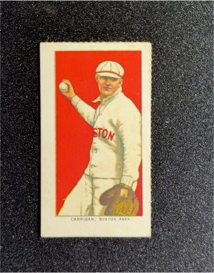 1977 Dover Reprint 1909-11 T206 Bill Carrigan Boston Americans — front