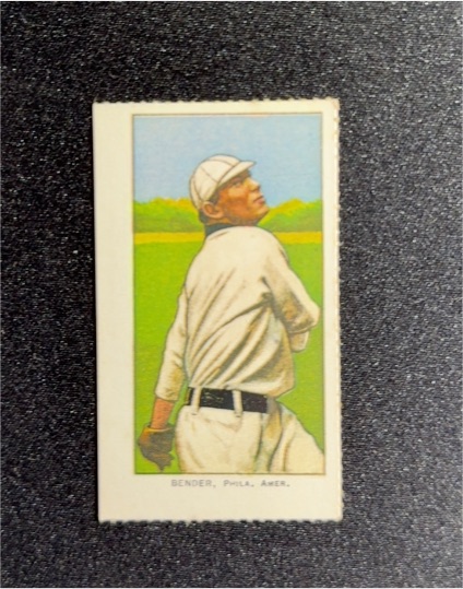 1977 Dover Reprint 1909-11 T206 Chief Bender Philadelphia Athletics — front