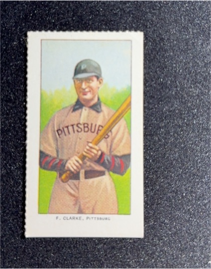 1909 T206 #150 Fred Clarke — front