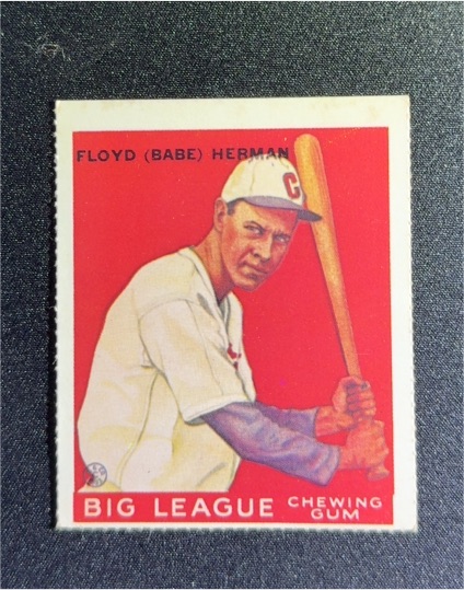 1933 Goudey #5 Floyd (Babe) Herman — front