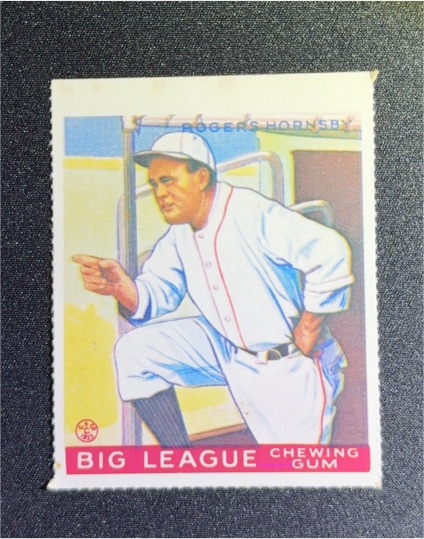 1977 Dover Publications Goudey Big League Gum Reprint #188 Rogers Hornsby — front