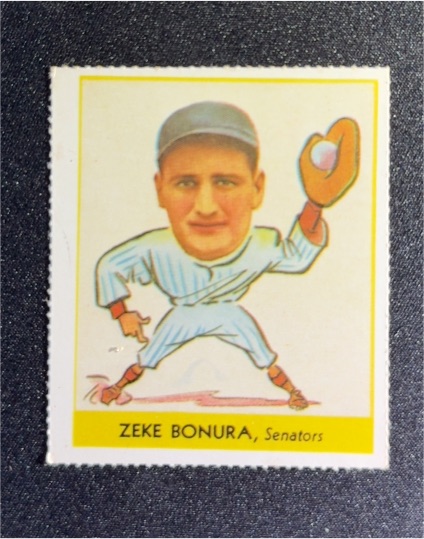 1938 Goudey #252 Zeke Bonura — front