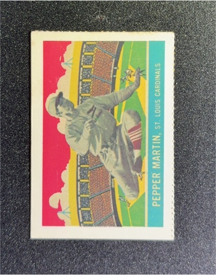 1933 DeLong #17 Pepper Martin — front