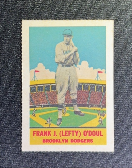 1977 Dover Reprint of 1933 DeLong Gum #10 Frank J. (Lefty) O'Doul — front