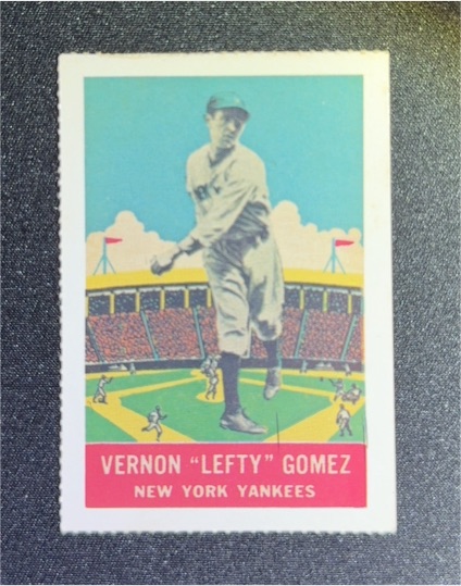 1977 Dover Publications Reprint #14 Vernon "Lefty" Gomez New York Yankees — front