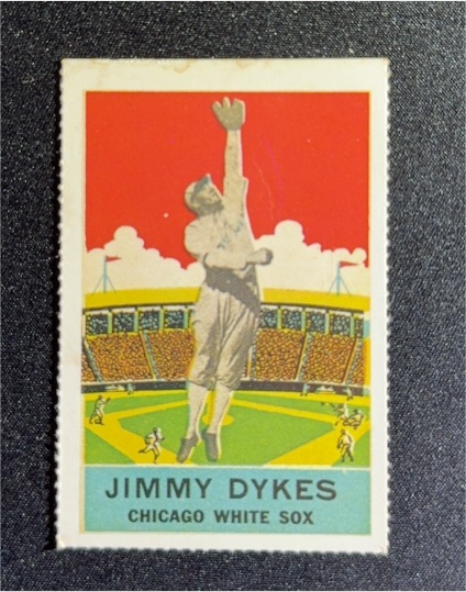 1933 DeLong #18 Jimmy Dykes — front