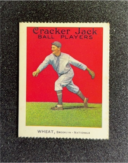 1977 Dover Publications Cracker Jack Ball Players Reprint #52 Zack Wheat — front