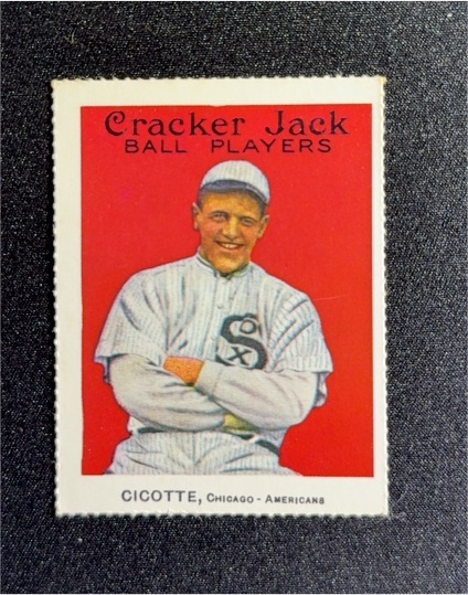 1914 Cracker Jack #94 Eddie Cicotte — front