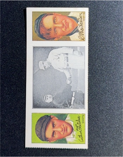 1977 Dover Publications Reprint T-202 Triple Folder Christy Mathewson Arthur Fletcher — front